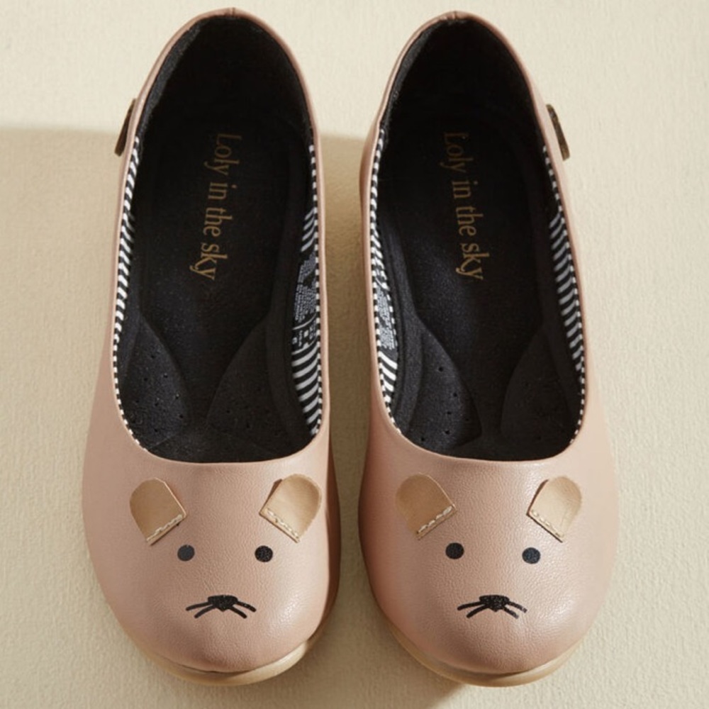 ModCloth Loly in the Sky Modernist Mouse Flats 6.5